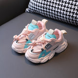 Baby Toddler Shoes For Boys Girls Breathable Mesh Little Kids Casual Sneakers Non-slip Children Sport tenis Mart Lion Pink 21 (inside 13.5 cm) 