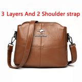 Soft PU Leather Shoulder Crossbody Bags Women Handbags Designer Messenger