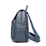 Women Large Capacity Backpack Purses Leather Female Vintage School Bags Travel Bagpack Ladies Bookbag Rucksack  Mart Lion