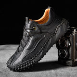 Leather Casual Shoes Breathable Sneakers Driving Loafers Moccasins
