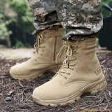 Winter Footwear Military Tactical Men's Boots Special Force Leather Desert Combat Ankle Army Shoes Mart Lion   