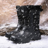 Men Winter Boots Warm Waterproof Sneakers Outdoor Activities Camouflage Snow Work Footwear Men  Fishing Mart Lion   