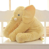 60CM One Piece Gray Elephant Plush Doll With Long Nose Cute PP Cotton Stuffed Baby Super Soft Elephants Toys WJ346 Mart Lion 40CM Yellow 