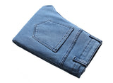  Winter Fleece Jeans Men Casual Thicken Warm Pants Stretch Straight Denim Trousers Jeans Pants Mart Lion - Mart Lion