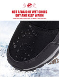  Winter Shoes Men Super Warming Plush Snow Boots Side Zipper Outdoor Casual Short Resistance Men's Hiking Mart Lion - Mart Lion