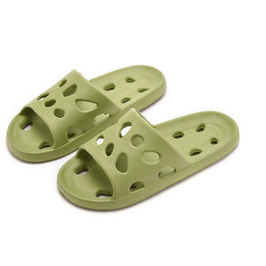 Men's Platform Slippers Shoes Unisex Summer Beach Soft Sole Slide Sandals Leisure Women Indoor Bathroom Anti-slip Slides Mart Lion   