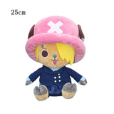25cm One Piece Plush Stuffed Toys Luffy Zoro Chopper Ace Law Cartoon Anime Figure Doll Kids Kawaii Decor Mart Lion 25cm Chopper D China