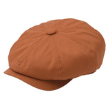 Newsboy Cap Men's Twill Cotton Hat 8 Panel Hat Baker Caps Retro Gatsby Hats Casual Cap Cabbie Apple Beret Mart Lion Orange 57cm 