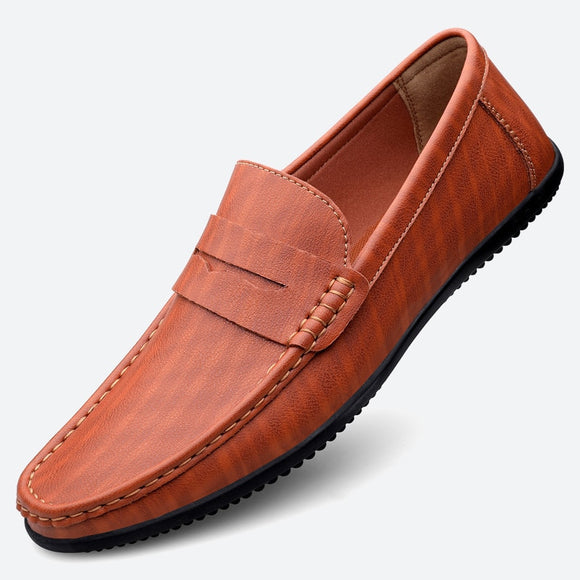 Super Soft Men&'s Moccasins Slip Loafers Flats Casual Footwear Microfiber Leather Shoes Mart Lion   