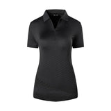 jeansian Women Casual Designer Short Sleeve T-Shirt Golf Tennis Badminton WhiteBlue2 Mart Lion SWT251-GrayBlack S China