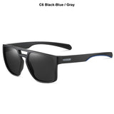 JackJad Outdoors Sports Square Shield Style Polarized TR90 Sunglasses Men's Women Brand Design Shades 3045 Mart Lion C6 Polarized 
