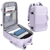 Multifunctional Travel Bag Big Capactiy Backpack Women Outdoor Luggage Bag Mochilas USB Charging Designer Backpack Mart Lion purple  
