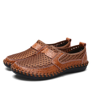 Men's Sandals Outdoor Breathable Beach Shoes Lightweight Summer Casual Slip On Water Wear Resistant Mart Lion Brown Eur 38 
