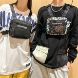  Chest Rig Hip-Hop Men's Bag Casual Tactical Function Style Chest Bag Small Tactical Vest Bags Streetwear Male Waist Bags Mart Lion - Mart Lion