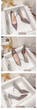 High Heels Women Wedding Shoes Bride Gold Heels Luxury Designer Elegant Party Sandals Dress Strip Pole Dance  Mart Lion