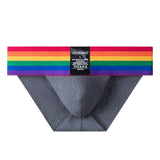 Jockmail Underwear Men's Briefs Slips Penis Pouch Panties Bikini Brief Cueca Gay Hombre Breathable Underpants Rainbow Mart Lion   