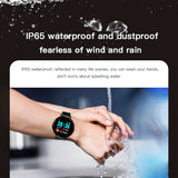 D18/D18S smart bracelet color round screen heart rate blood pressure sleep monitor meter step exercise smartwatch phone watch Mart Lion   