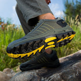 Padded Outdoor Men's Sneakers Breathable Trail Running Shoes Trekking Hiking Male Sports Shoes Tactical Men's Mart Lion   