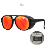 Adult UV400 Vintage Sunglasses Men's Women Retro Sun Glasses Steampunk Goggles Outdoor Sports Running Fishing Eyewear Mart Lion B2  