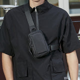 Men's Shoulder Bag Oxford Luxury Chest Bag Sling Crossbody Bag for Male Casual Handbag Travel Phone Bags Mart Lion Default Title  