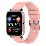 Smart Watch Women Men's Full Touch Dial Call Fitness Tracker IP67 Waterproof Bluetooth Answer Call Smartwatch For Xiaomi Mart Lion Gold pink  