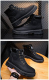 Men Shoes Trend All-match Short Boots Classic Autumn Casual Martin Retro Motorcycle Mart Lion   