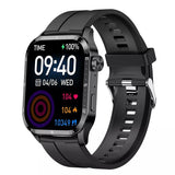 GT4 Smart Watch Men's Always-On Display NFC Bluetooth Call Heart Rate Blood Pressure Wireless Charging Smartwatch Mart Lion Black  