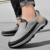 Men's Loafers Shoes Slip On Flats Breathable Formal Shoes Soft Walking Footwear Summer Hiking Shoes Platform Sneakers Mart Lion   