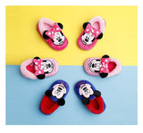  Mickey Mouse Cotton Shoes Flats Baby Boys Girls Plush Winter Child Girls Slip on Kids Warm Shoes Casual Flats Mart Lion - Mart Lion