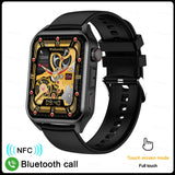 Smart Watch Men's Screen Always Display The Time Bluetooth Call IP68 Waterproof Women For Huawei Mart Lion SilicaGel Black  