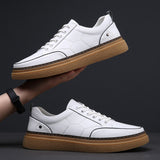 Luxury Men's Shoes Male Sneakers Genuine Leather Breathable Walking Tennis Shoes Zapatos De Hombre Casual Shoes Mart Lion   