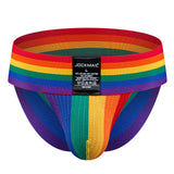 Jockmail Underwear Men's Briefs Slips Penis Pouch Panties Bikini Brief Cueca Gay Hombre Breathable Underpants Rainbow Mart Lion   