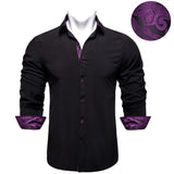 Men's Shirt Long Sleeve Cotton Red Button-down Collar Social Casual Shirts Men's DiBanGu Clothing Mart Lion CY-2219 S 