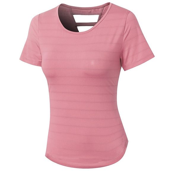 Gym Top Women Quick Dry Shirts Short sleeve Outdoor Running Sport Shirt Fitness Clothing Women Top