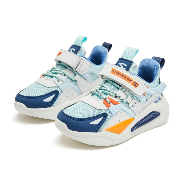 Spring Autumn Children Shoes Breathable Sneakers For Boys Lightweight Kids Soft Bottom Girls Running Mart Lion AS7750 blue 27 CN