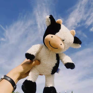  23/30cm Soft Plushie Cow Toys Stuffed Animal Milk Cattle Dolls For Kids Appease Toy Cute Cow Nap Plush Pillow Friends Mart Lion - Mart Lion