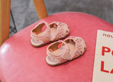  Newest Summer Baby Sandals Leathers Sweet Children Sandals for Girls Toddler Baby Breathable Soft Bottom Hollow Mart Lion - Mart Lion