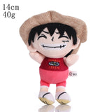 14-25cm One Piece Plush Toys Anime Figure Luffy Chopper Ace Law Cute Doll Cartoon Stuffed Keychain Pendants Kids Xmas Mart Lion 25CM 14cm Luffy 