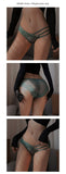 3pcs Lace Underwear For Women Low Waist Briefs Female Transparent Mesh Ladies Solid Panties Mart Lion   