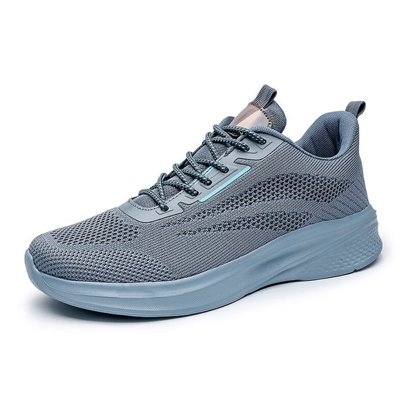 Running Shoes Men's Summer Mesh Sneakers Outdoor Breathable Gym Athletic Jogging Travel Casual Sneakers Mart Lion 1133gray blue 6.5 