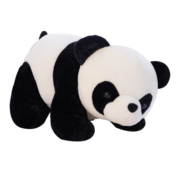 20cm Cute Lying Panda Doll National Treasure Zoo Plush Toy Mart Lion Default Title  