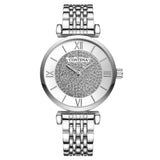 Ladies Quartz Women Watches Rhinestone Female Wristwatch Bracelet  Dress Watch Clock Reloj Mujer Mart Lion Silver  