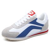 Women Sport Sneaker Men's Running Shoes Lightweight Casual Outdoor Breathable Walking Mart Lion 0928 white blue 35 