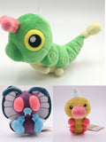 Pokemon Caterpie Plush Toys Soft Stuffed Peluche Dolls Children Toy 18cm Doll Plush Mart Lion   