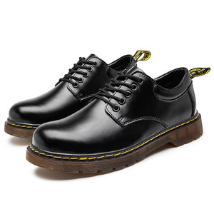 Men's Luxury Casual Genuine Leather Leisure Tooling Shoes Inside Handmade Trend Shoes Mart Lion   