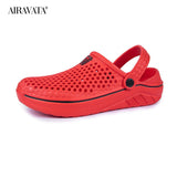 Summer Slippers Men's Women Beach Sandals Outdoor Comfy Clogs Shoes Flip Flops Mart Lion Red 36 