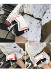 Cute Cartoon Magic Sakura Fringed Shoulder Bag Contrasting Color Anime Messenger Bag Chain Women Mart Lion   