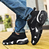 Men Shoes Casual Sneakers Men's Trainers Cushion Sneakers Leisure Black Gold Tenis Masculino Adulto Mart Lion   