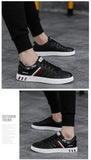 Men's Casual Shoes Lightweight Breathable White Shoes Flat Lace-Up Skateboarding Sneakers Travel Tenis Masculino Mart Lion   