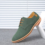 Men's Casual Shoes Lace Up Classic British Summer Oxford Shoes Black Flat Footwear Mart Lion   